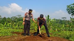 Serdik Sespimma Polri Angkatan 75 Tanam Pohon di Tasikmalaya