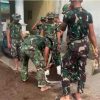Semangat Tahun Baru Islam, Yonif TP 939/Macan Putih Percantik Pesantren Sulalatul Huda di Tasikmalaya