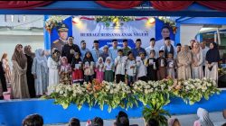 1.100 Anak Yatim Piatu Tersenyum di Tahun Baru Islam, Kolaborasi Kemanusiaan Gandara Group, Sahabat Ryano, TNI dan Ulama Tebar Harapan