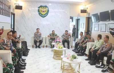 Perkuat Sinergi TNI-Polri, Dua Kapolres Silaturahmi ke Makodim 0612/Tasikmalaya
