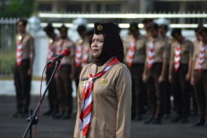 Merawat Jejak Perjuangan Pahlawan, Pramuka Kota Tasikmalaya Ziarah ke TMP Kusumah Bangsa