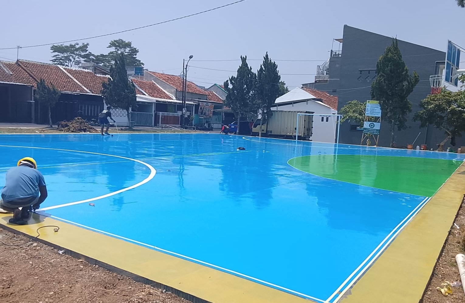 Lapangan Olahraga Multifungsi Hadir di Sirnagalih Kencana, Warga Sampaikan Apresiasi